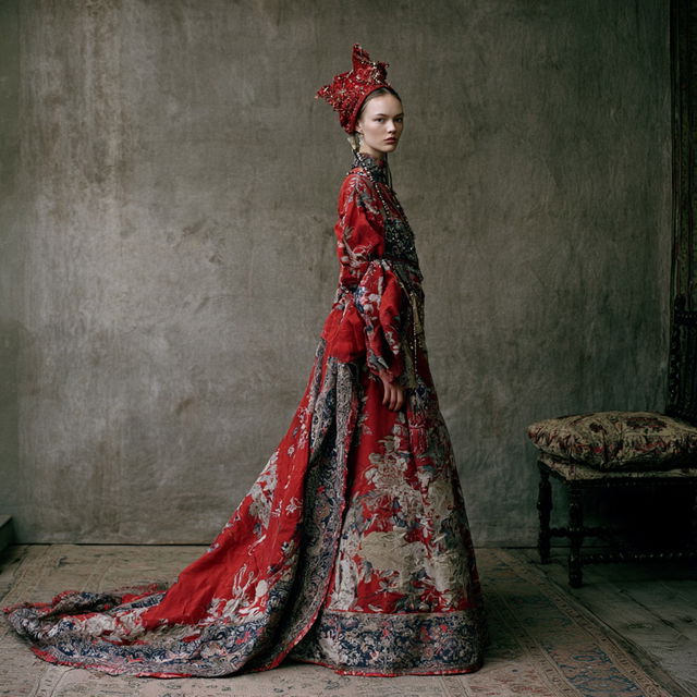 Isabelle de Borchgrave style, Midjourney V8.2, render 4 of 4