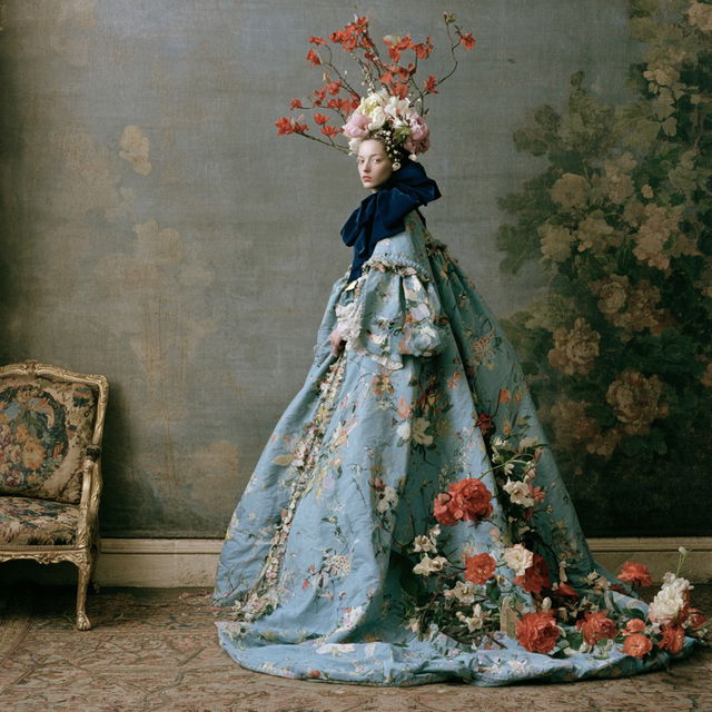 Isabelle de Borchgrave style, Midjourney V8.2, render 3 of 4