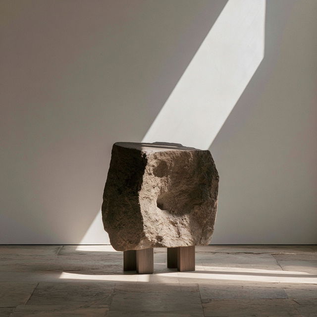Isamu Noguchi style, Midjourney V8.2, render 3 of 4