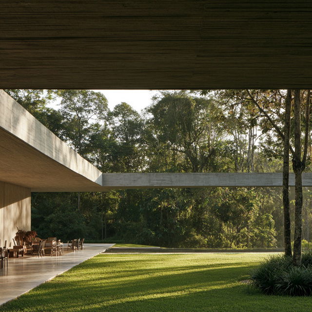 Isay Weinfeld style, Midjourney V8.2, render 2 of 4