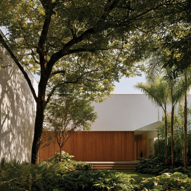 Isay Weinfeld style, Midjourney V8.2, render 1 of 4