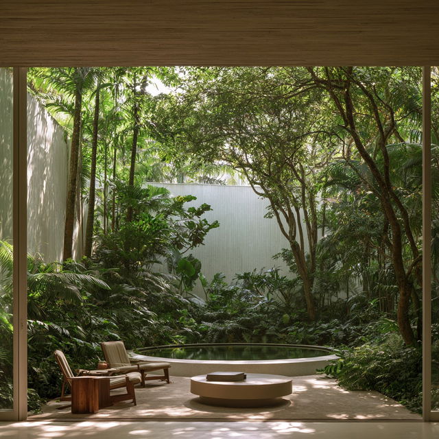 Isay Weinfeld style, Midjourney V8.2, render 4 of 4
