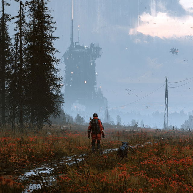 Ismail Inceoglu style, Midjourney V8.2, render 3 of 4