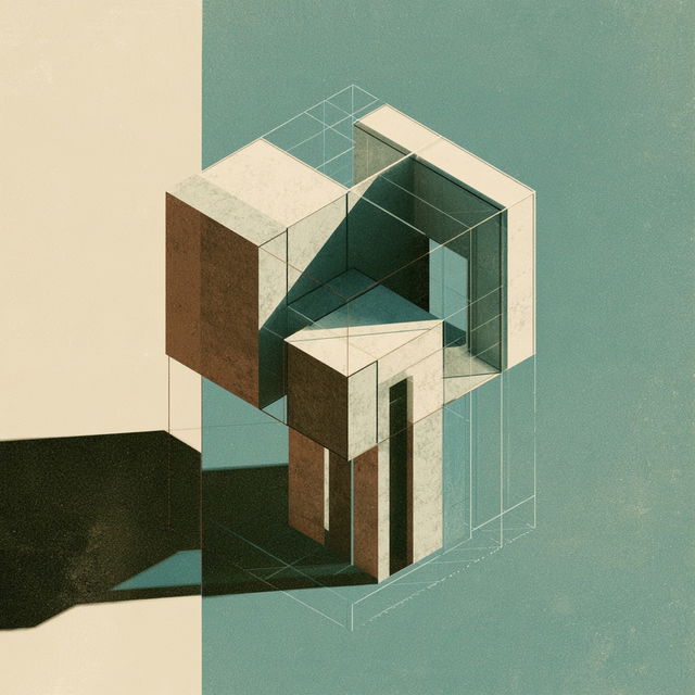 Isometric projection style, Midjourney V8.2, render 1 of 4