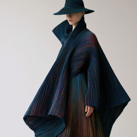 Issey Miyake style (Fashion designers), Midjourney V8.2