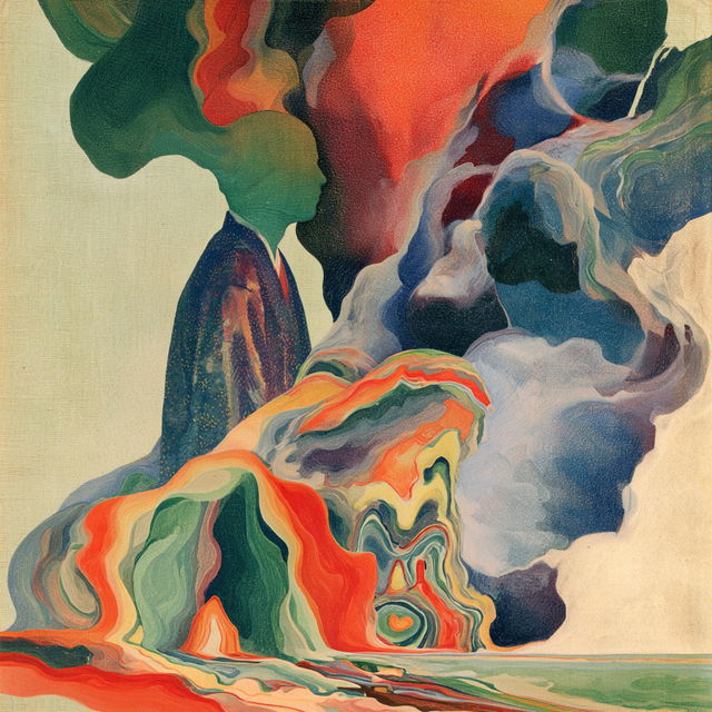 Ithell Colquhoun style, Midjourney V8.2, render 2 of 4