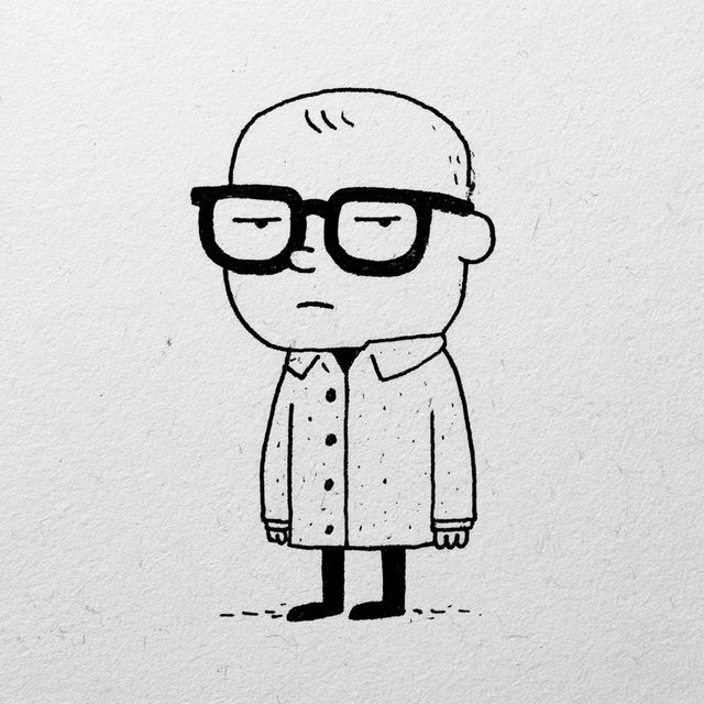 Ivan Brunetti style, Midjourney V8.2, render 3 of 4