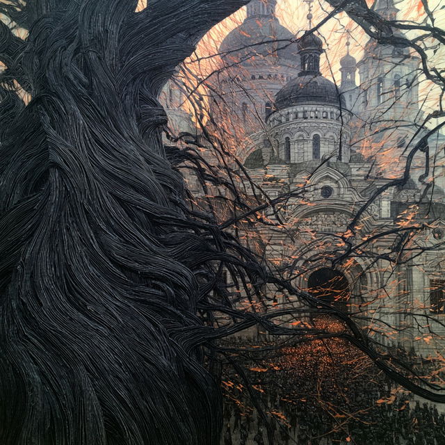 Ivan Marchuk style, Midjourney V8.2, render 2 of 4