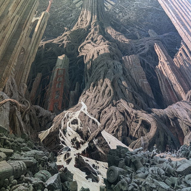 Ivan Marchuk style, Midjourney V8.2, render 4 of 4