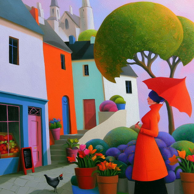 Iwona Lifsches style, Midjourney V8.2, render 4 of 4