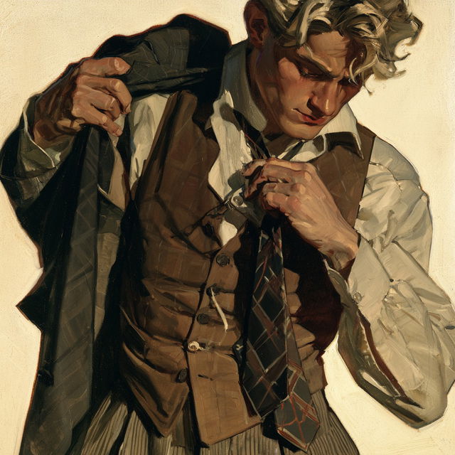 J. C. Leyendecker style, Midjourney V8.2, render 2 of 4