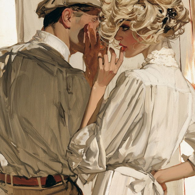 J. C. Leyendecker style, Midjourney V8.2, render 1 of 4