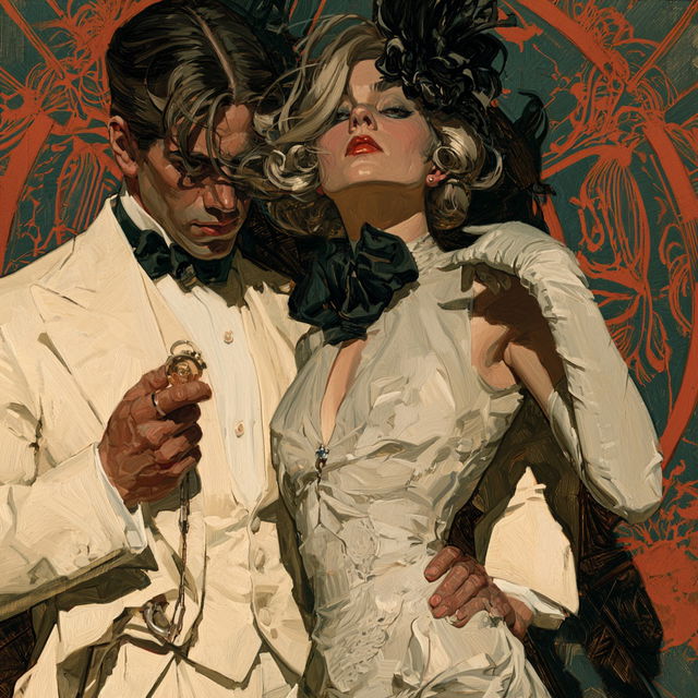 J. C. Leyendecker style, Midjourney V8.2, render 3 of 4