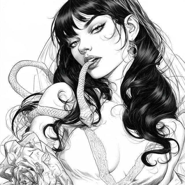 J. Scott Campbell style, Midjourney V8.2, render 2 of 4