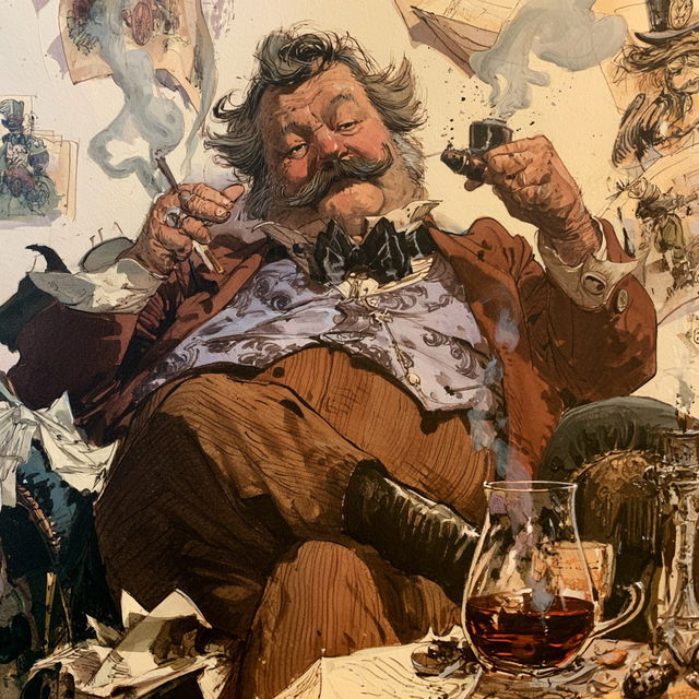 Jack Davis style, Midjourney V8.2, render 3 of 4