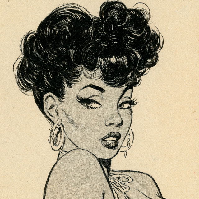 Jackie Ormes style, Midjourney V8.2, render 2 of 4
