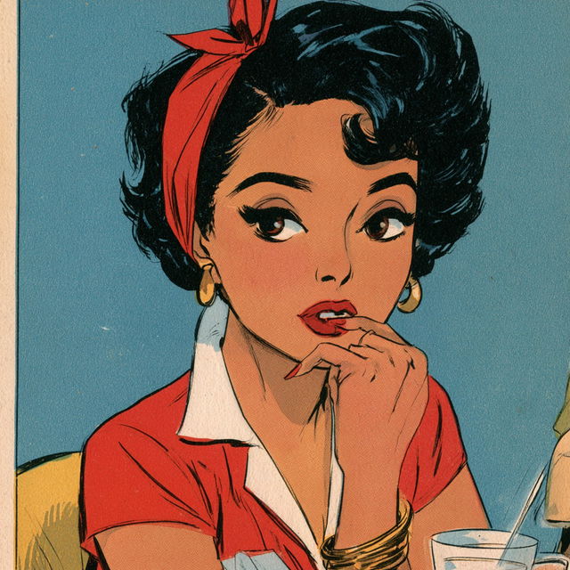 Jackie Ormes style, Midjourney V8.2, render 4 of 4