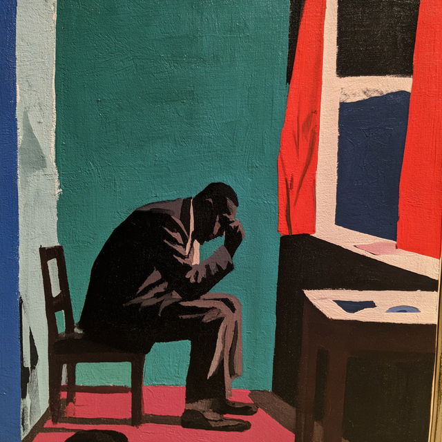 Jacob Lawrence style, Midjourney V8.2, render 2 of 4