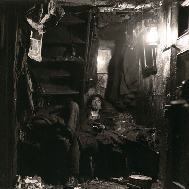 Jacob Riis style, Midjourney V8.2, render 1 of 4