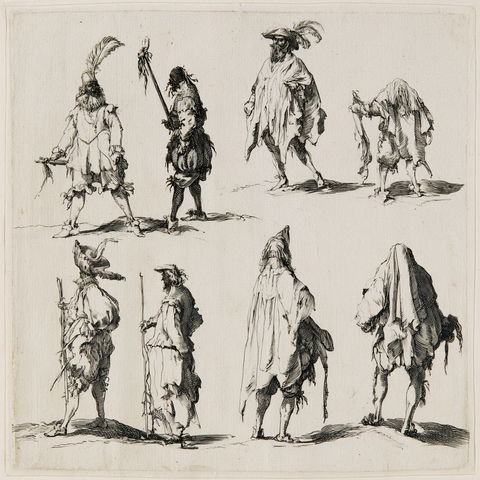 Jacques Callot style (Printmakers), Midjourney V8.2