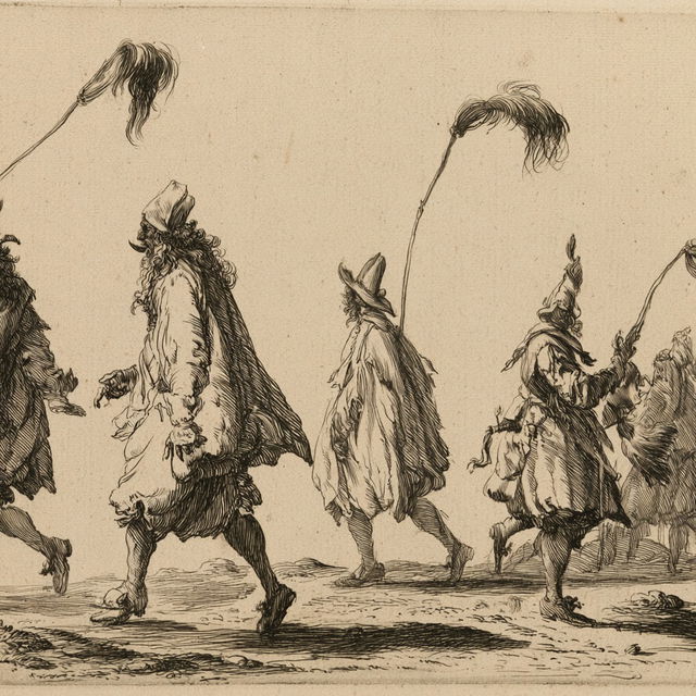 Jacques Callot style, Midjourney V8.2, render 4 of 4