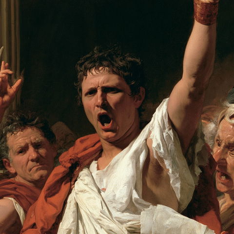 Jacques-Louis David style (Painters), Midjourney V8.2