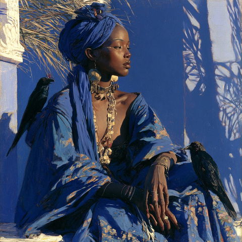 Jacques Majorelle style (Painters), Midjourney V8.2