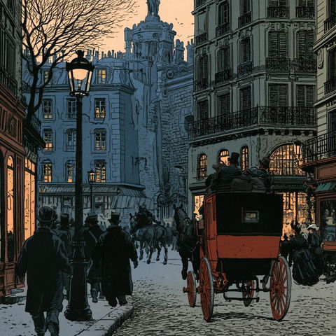 Jacques Tardi style (Illustrators), Midjourney V8.2