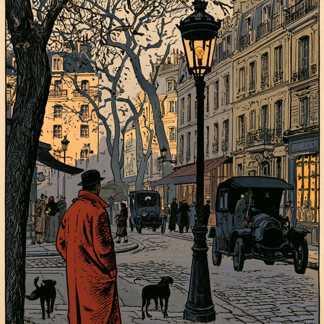 Jacques Tardi style, Midjourney V8.2, render 3 of 4