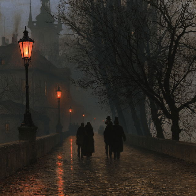 Jakub Schikaneder style, Midjourney V8.2, render 3 of 4