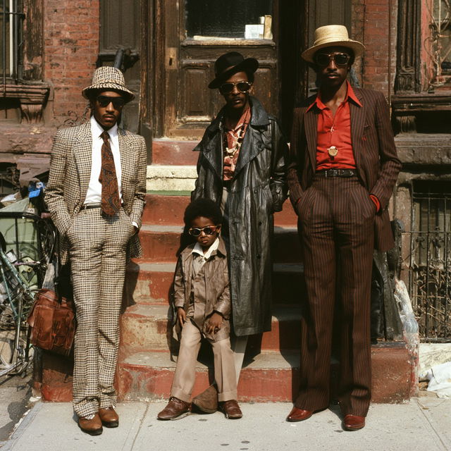 Jamel Shabazz style, Midjourney V8.2, render 1 of 4