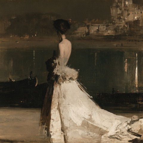James Abbott McNeill Whistler style (Painters), Midjourney V8.2