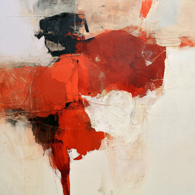 James Brooks style, Midjourney V8.2, render 4 of 4