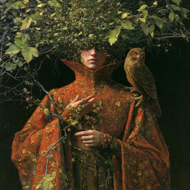 James C. Christensen style, Midjourney V8.2, render 1 of 4