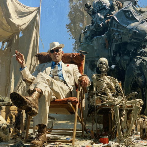 James Dietz style (Painters), Midjourney V8.2