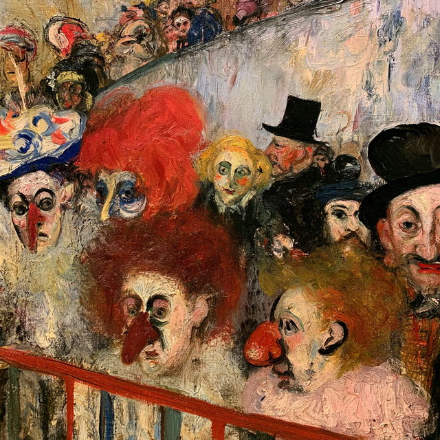 James Ensor style, Midjourney V8.2, render 4 of 4