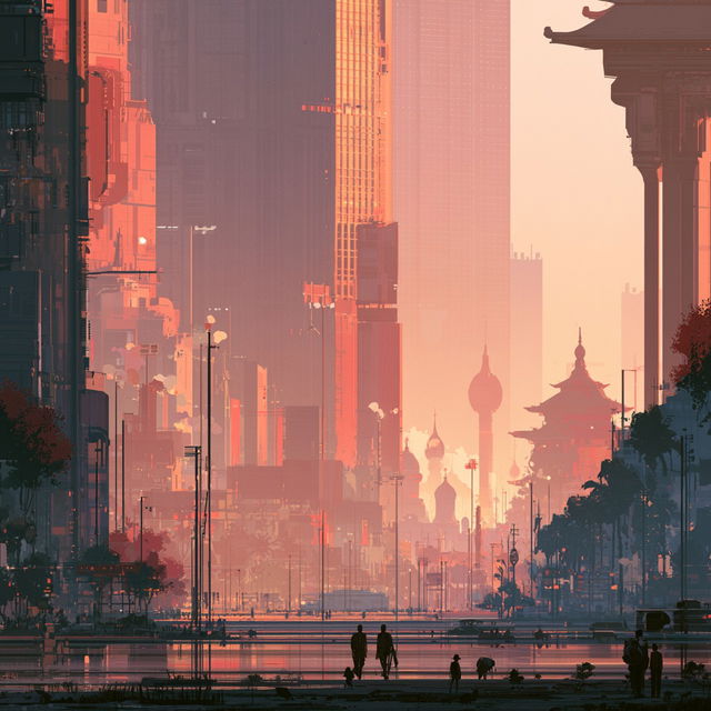 James Gilleard style, Midjourney V8.2, render 2 of 4