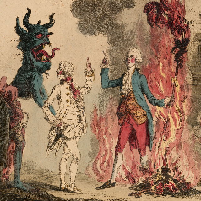 James Gillray style, Midjourney V8.2, render 3 of 4