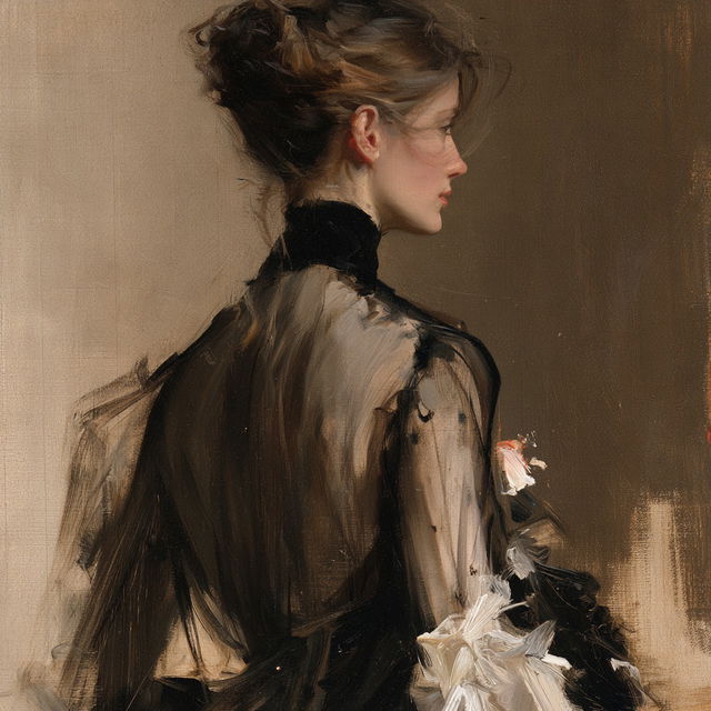 James Guthrie style, Midjourney V8.2, render 2 of 4