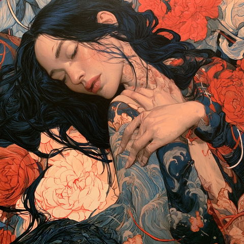 James Jean style (Various), Midjourney V8.2