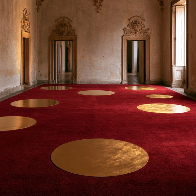 James Lee Byars style, Midjourney V8.2, render 2 of 4