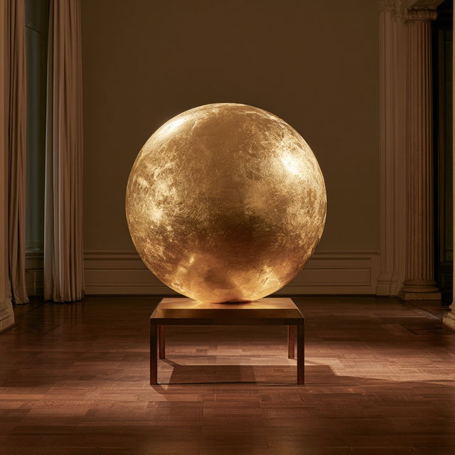 James Lee Byars style, Midjourney V8.2, render 4 of 4