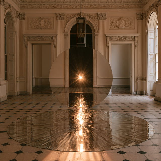 James Lee Byars style, Midjourney V8.2, render 3 of 4