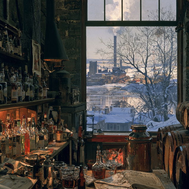 James McIntosh Patrick style, Midjourney V8.2, render 3 of 4