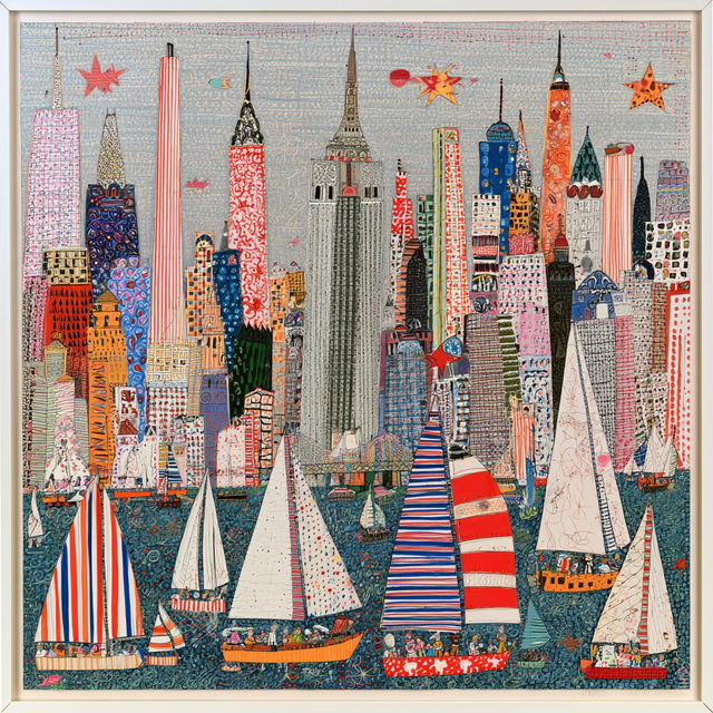 James Rizzi style, Midjourney V8.2, render 1 of 4