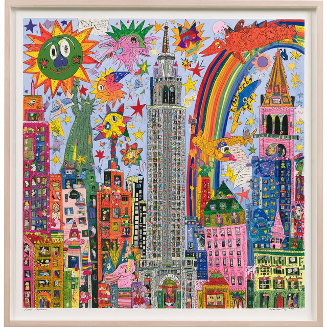 James Rizzi style, Midjourney V8.2, render 3 of 4