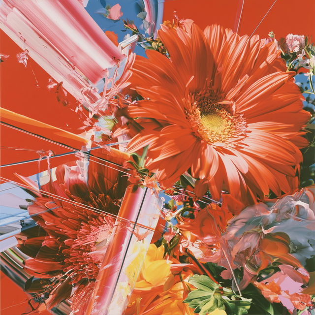 James Rosenquist style, Midjourney V8.2, render 1 of 4