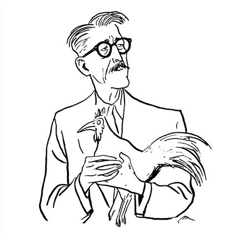 James Thurber style (Illustrators), Midjourney V8.2