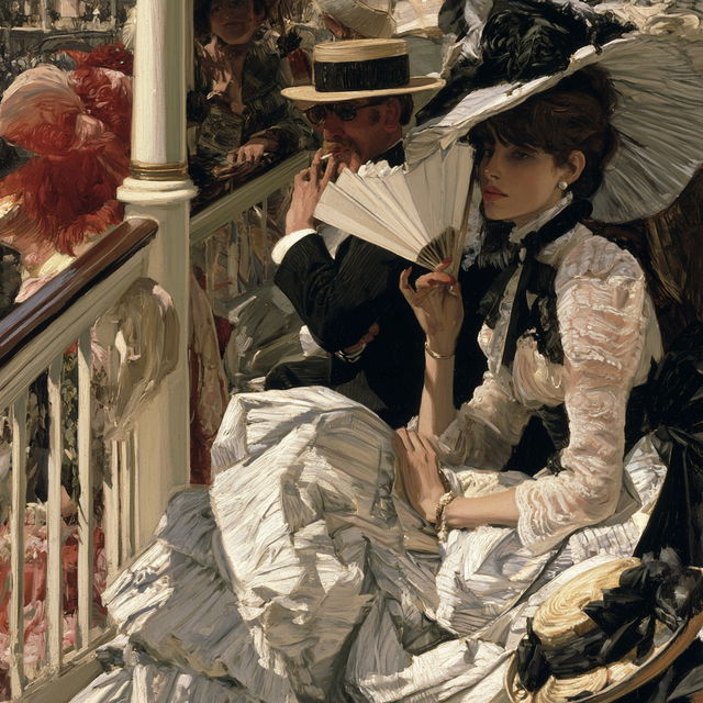 James Tissot style, Midjourney V8.2, render 2 of 4