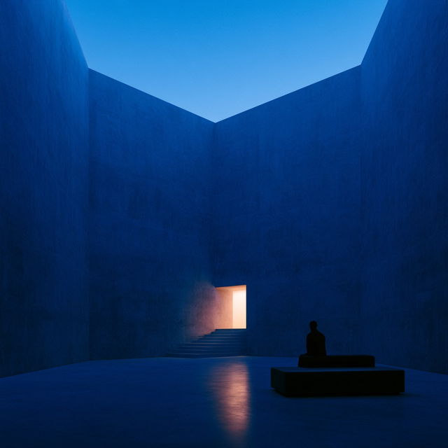 James Turrell style, Midjourney V8.2, render 1 of 4